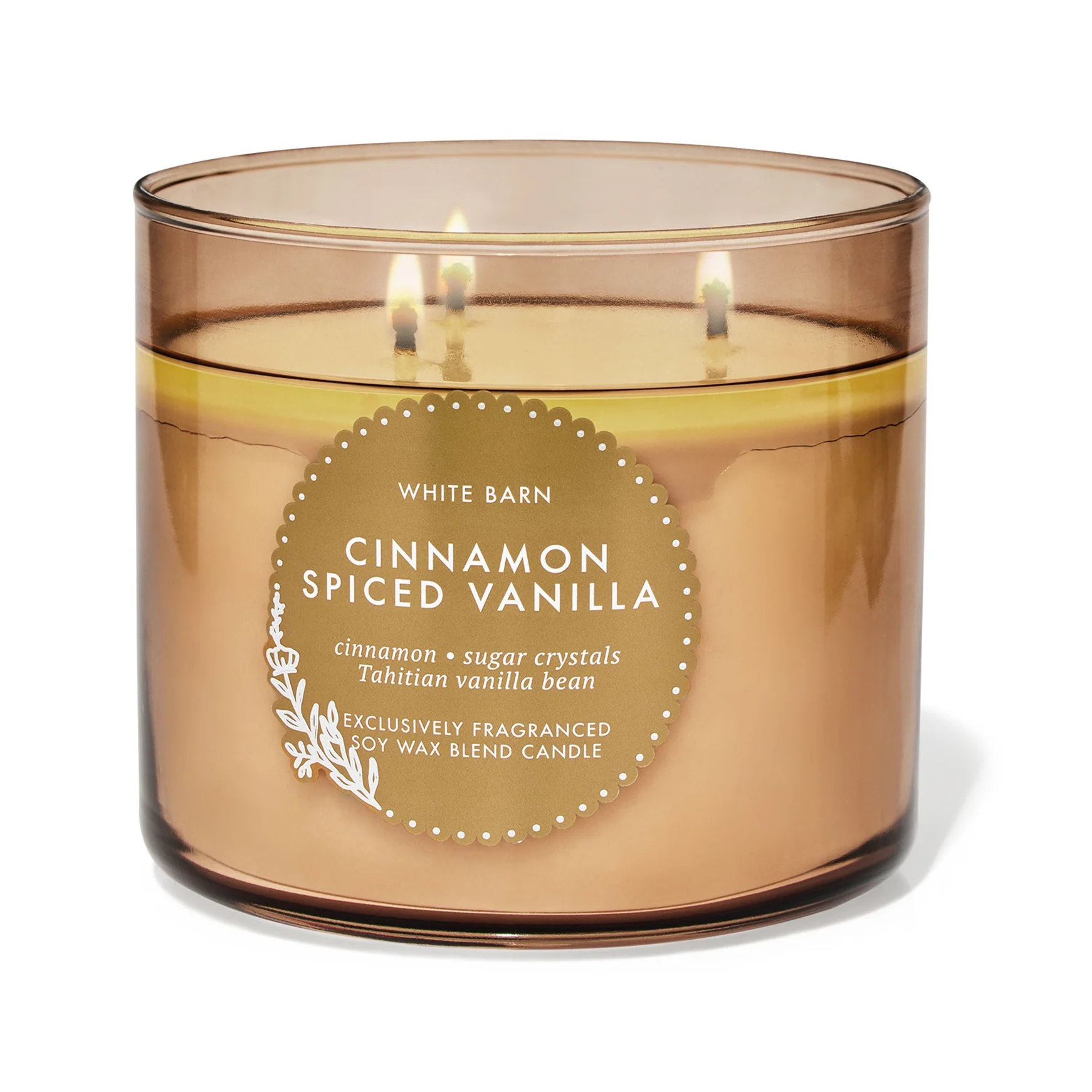 Cinnamon Spiced Vanilla by Bath & Body Works 3-Wick Scented Candle