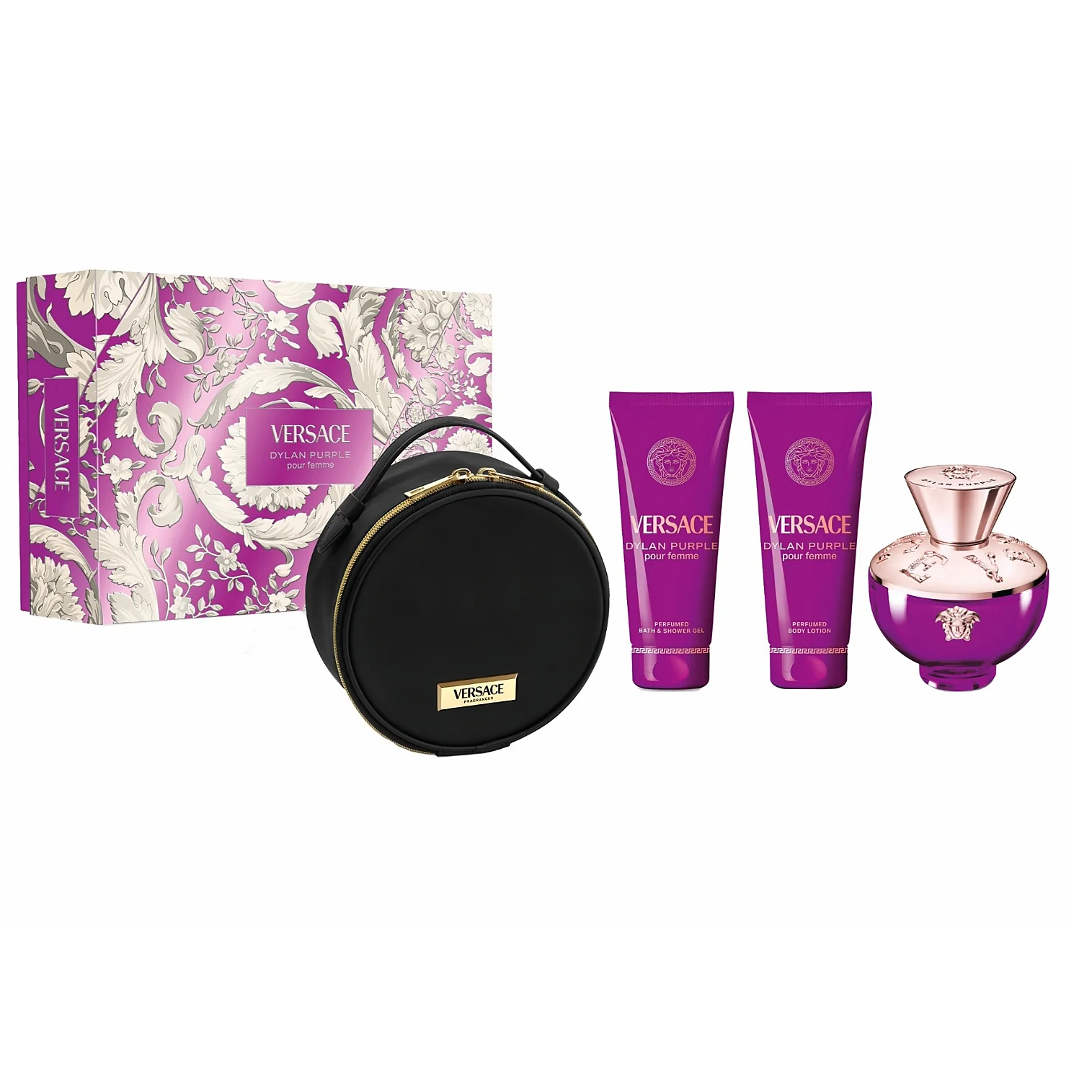 Dylan Purple Pour Femme by Versace 100ml EDP 4pc Gift Set