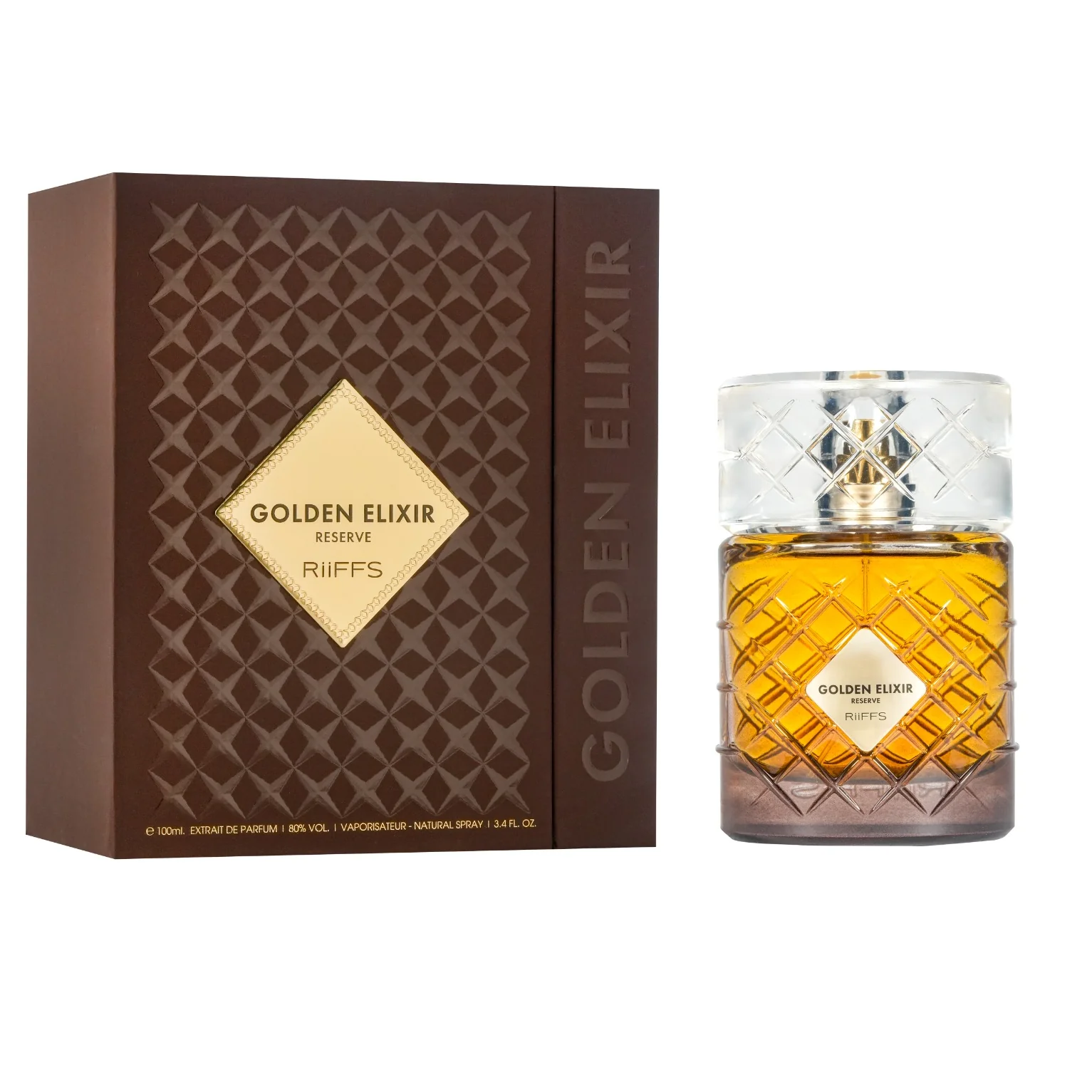 Golden Elixir Reserve by Riiffs 100ml Extrait De Parfum
