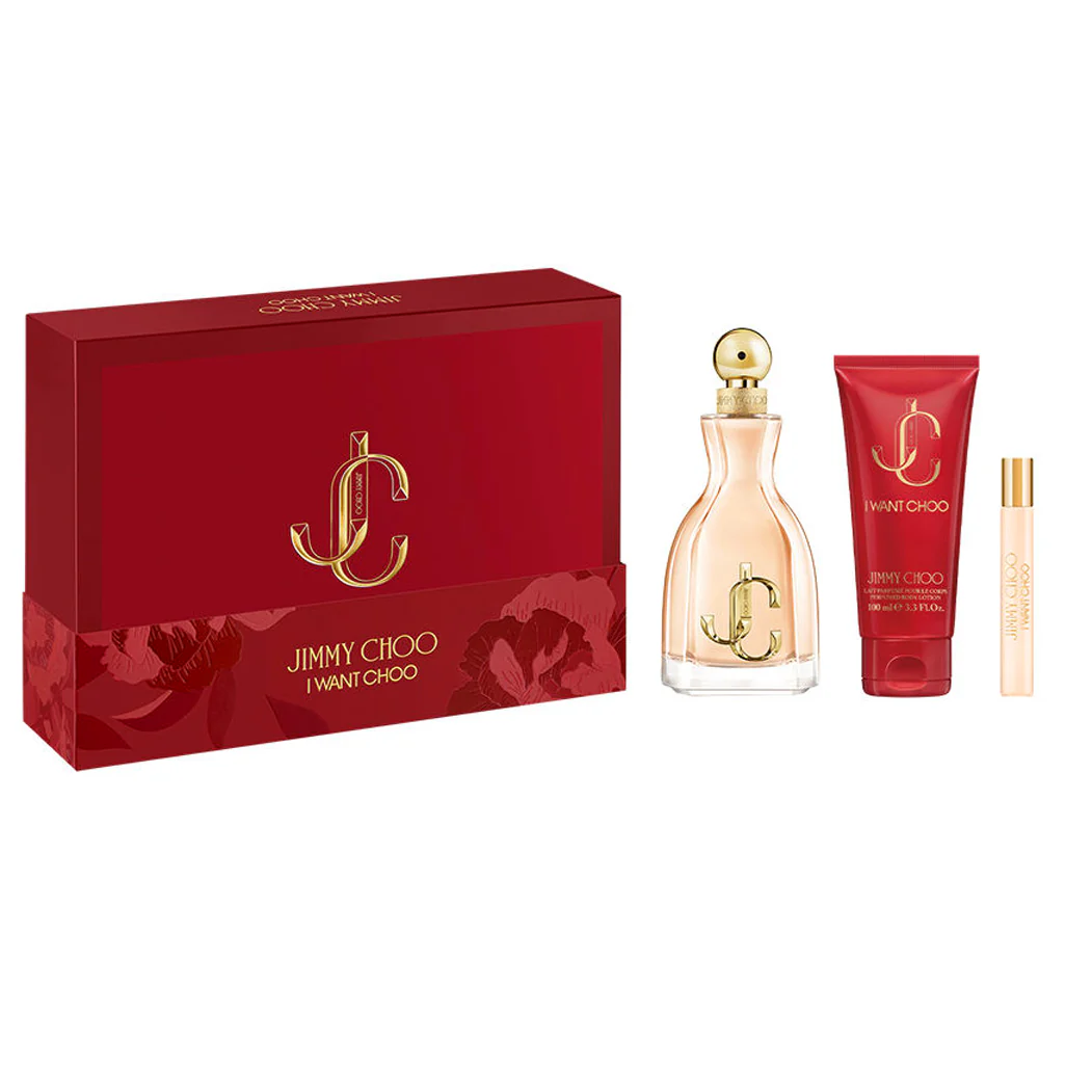 I Want Choo by Jimmy Choo 100ml EDP 3 Piece Gift Set