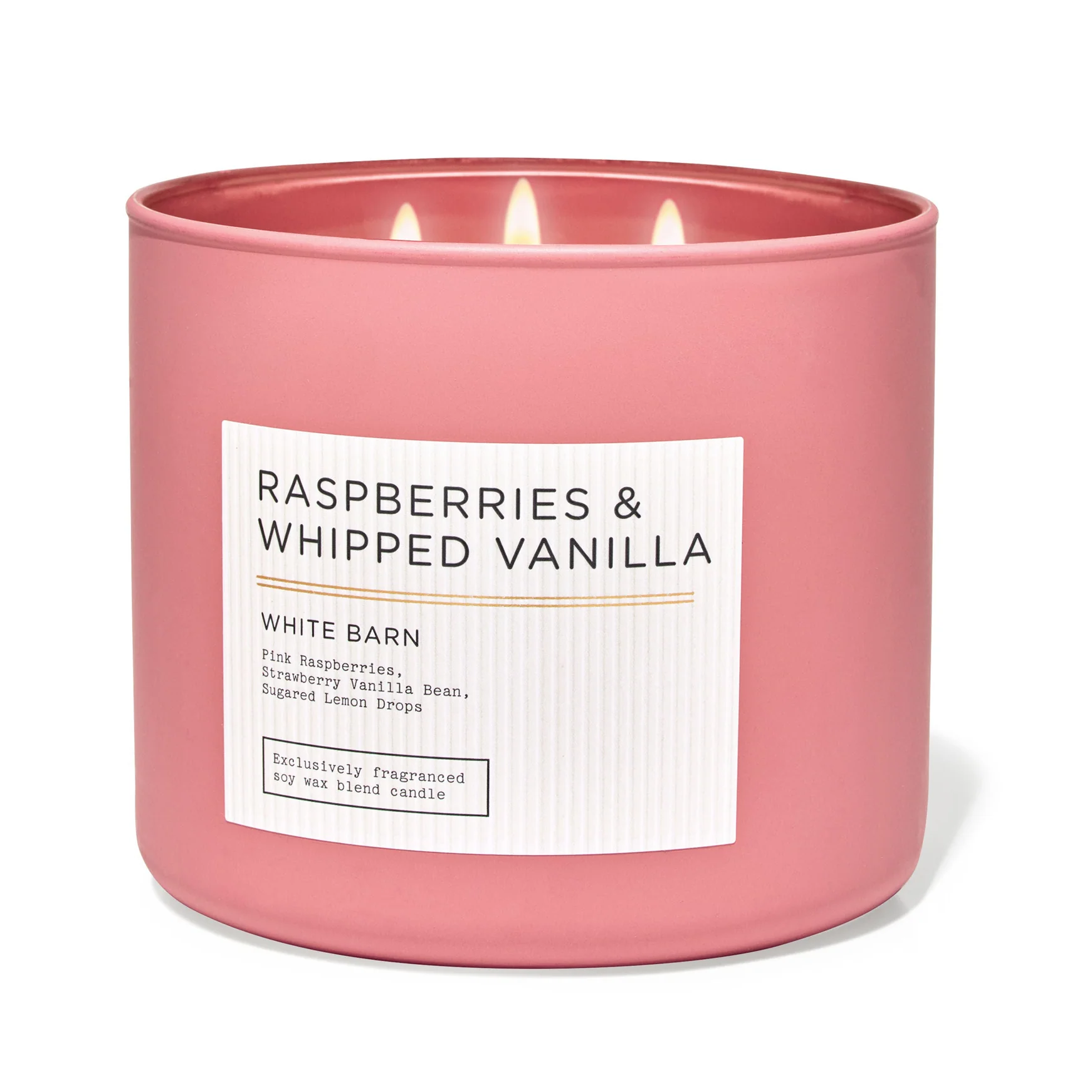 Raspberries & Whipped Vanilla by Bath & Body Works 3-Wick Scented Candle