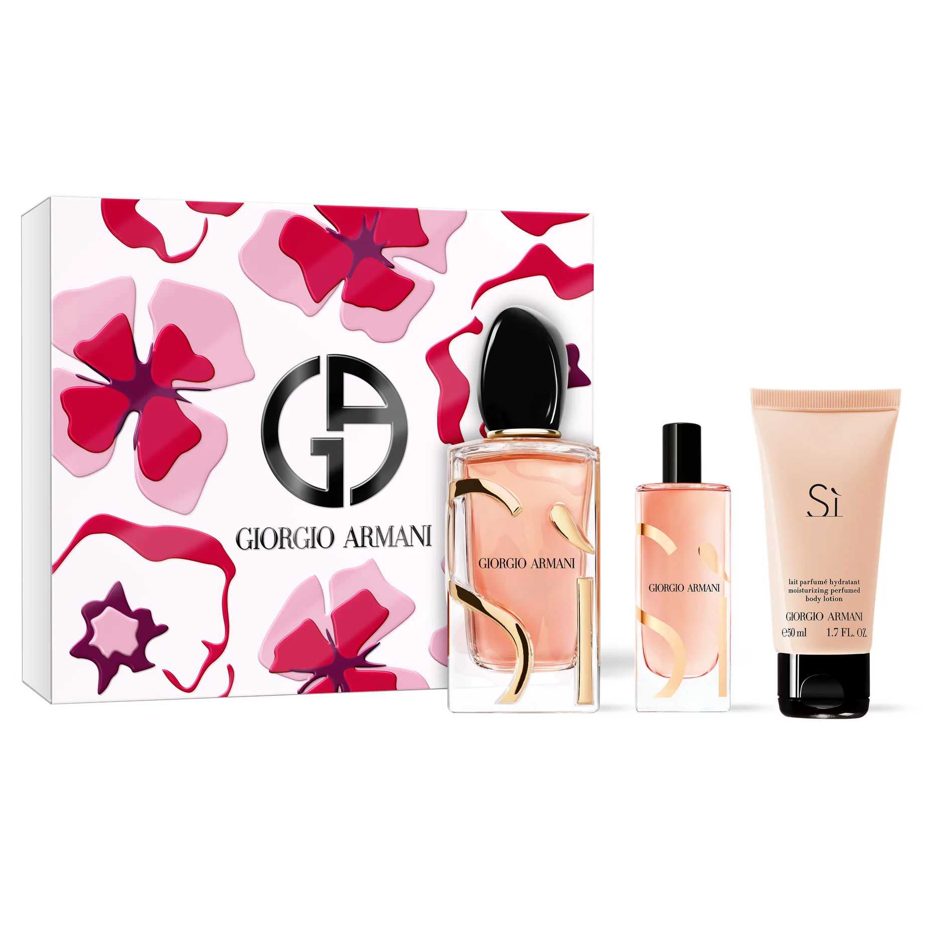 Si Intense by Giorgio Armani 100ml EDP 3 Piece Gift Set
