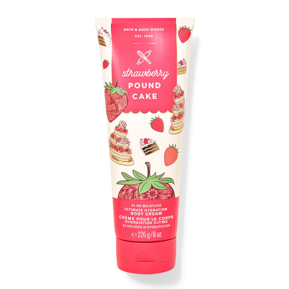 Strawberry Pound Cake by Bath & Body Works 226g Ultimate Hydration Body Cream