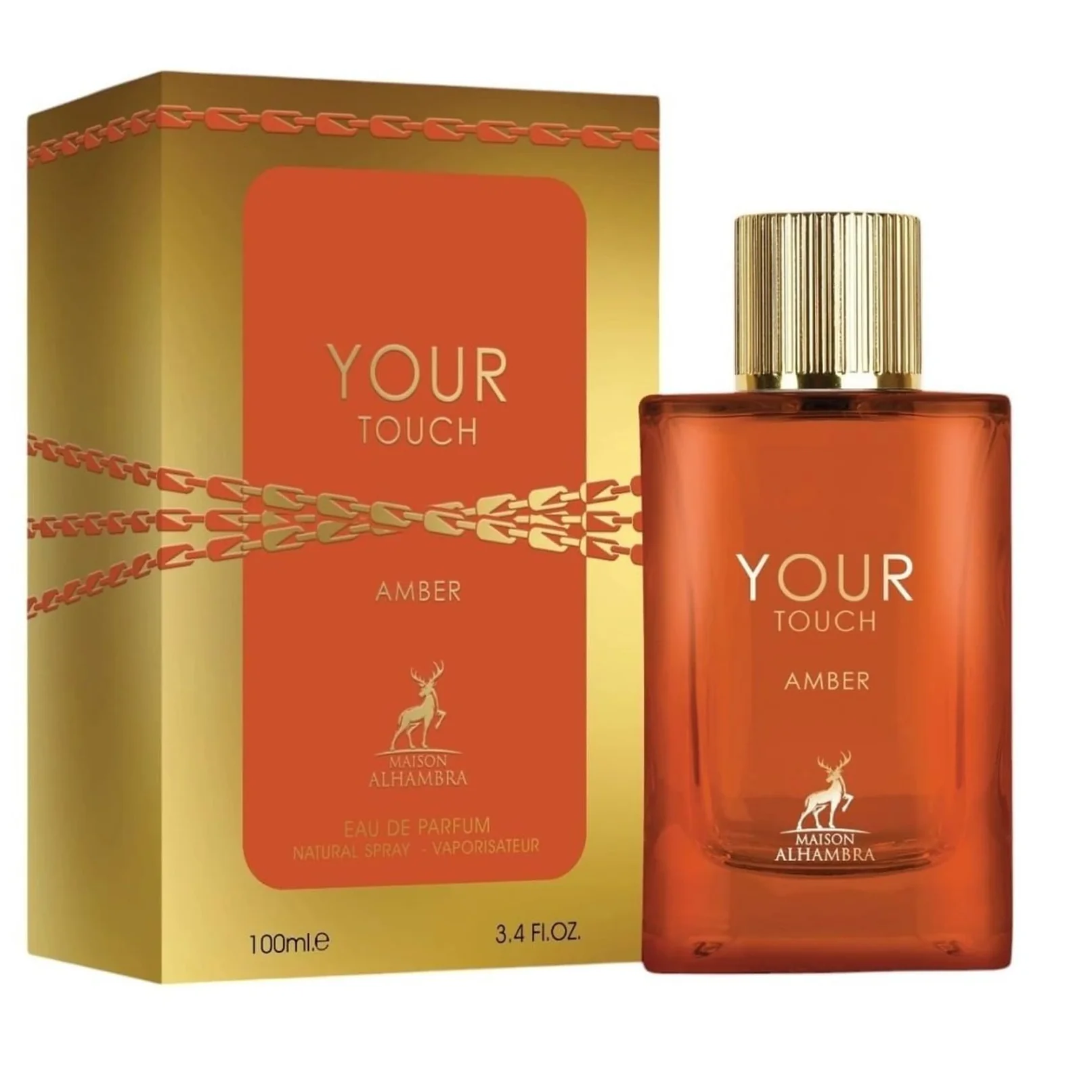 Your Touch Amber by Alhambra 100ml EDP